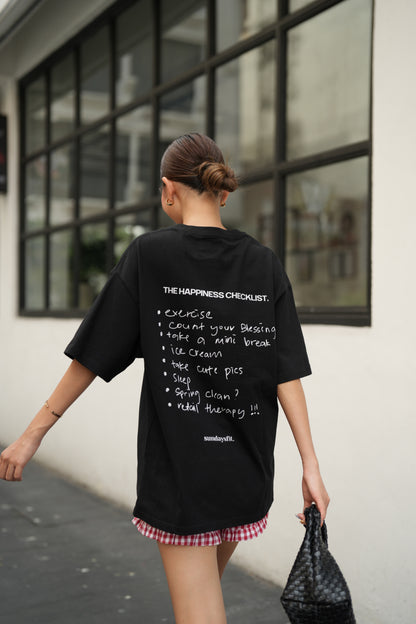 Sunday Checklist 5.0, Tee